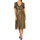 Υφασμάτινα Γυναίκα Κοντά Φορέματα La Martina KWD007-R1000 Brown