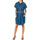Υφασμάτινα Γυναίκα Κοντά Φορέματα La Martina LWD601-D7002 Μπλέ