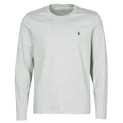 Υφασμάτινα Άνδρας Μπλουζάκια με μακριά μανίκια Polo Ralph Lauren L/S CREW-CREW-SLEEP TOP Grey
