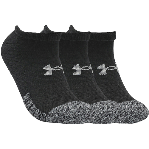 Εσώρουχα Αθλητικές κάλτσες  Under Armour HeatGear No Show Socks 3-Pack Black