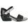Παπούτσια Γυναίκα Σανδάλια / Πέδιλα Fru.it LEMMINE Black / Άσπρο