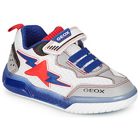Παπούτσια Αγόρι Χαμηλά Sneakers Geox J INEK BOY Άσπρο / Μπλέ / Red