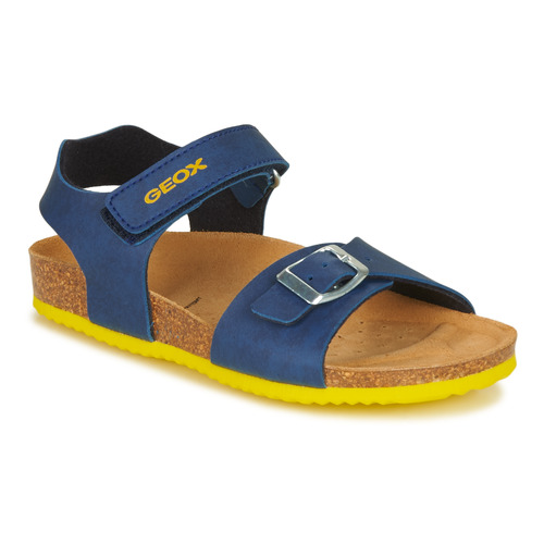 Παπούτσια Παιδί Σανδάλια / Πέδιλα Geox GHITA BOY Μπλέ / Yellow