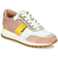 Παπούτσια Γυναίκα Χαμηλά Sneakers Geox D TABELYA Ροζ / Άσπρο / Yellow