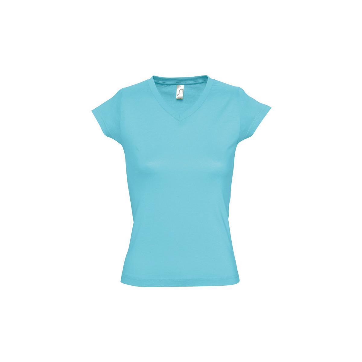 Υφασμάτινα Γυναίκα T-shirt με κοντά μανίκια Sols MOON COLORS GIRL Μπλέ
