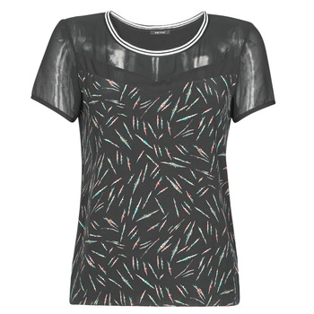 Υφασμάτινα Γυναίκα T-shirt με κοντά μανίκια One Step CYRILLE Black