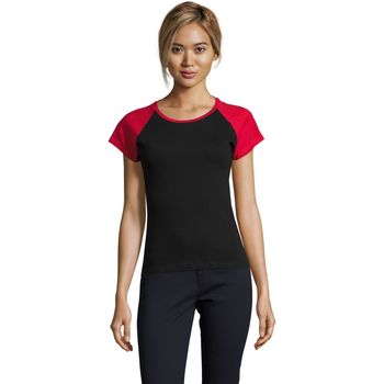 Υφασμάτινα Γυναίκα T-shirt με κοντά μανίκια Sols MILKY BICOLOR SPORT Multicolour