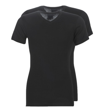Υφασμάτινα Άνδρας T-shirt με κοντά μανίκια Athena T SHIRT COL V Black