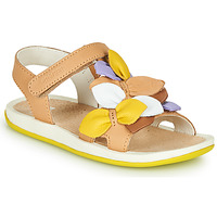 Παπούτσια Κορίτσι Σανδάλια / Πέδιλα Camper TWINS Brown / Yellow