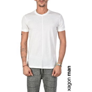 Υφασμάτινα Άνδρας T-shirt με κοντά μανίκια Xagon Man FW20010 Άσπρο
