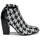 Παπούτσια Γυναίκα Χαμηλές Μπότες Mimmu JESTINE Black / Άσπρο
