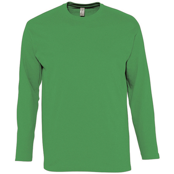 Υφασμάτινα Άνδρας Μπλουζάκια με μακριά μανίκια Sols MONARCH COLORS MEN Green