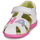 Παπούτσια Κορίτσι Σανδάλια / Πέδιλα Agatha Ruiz de la Prada HAPPY Άσπρο / Ροζ