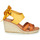 Παπούτσια Γυναίκα Σανδάλια / Πέδιλα Pataugas FIONA Cognac / Yellow