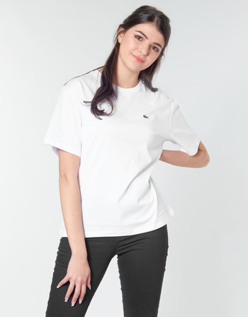 Υφασμάτινα Γυναίκα T-shirt με κοντά μανίκια Lacoste BENOIT Άσπρο