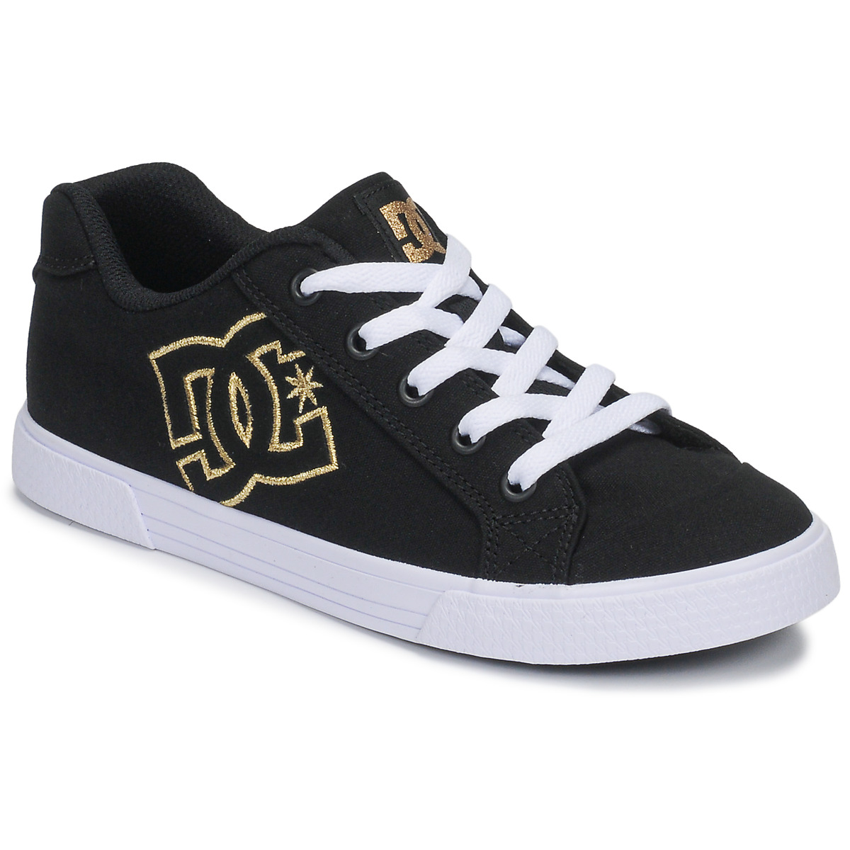 Παπούτσια Γυναίκα Χαμηλά Sneakers DC Shoes CHELSEA TX Black / Gold