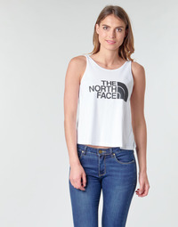 Υφασμάτινα Γυναίκα Αμάνικα / T-shirts χωρίς μανίκια The North Face EASY Άσπρο