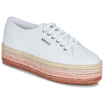 Παπούτσια Γυναίκα Χαμηλά Sneakers Superga 2790-COTCOLOROPEW Άσπρο / Ροζ