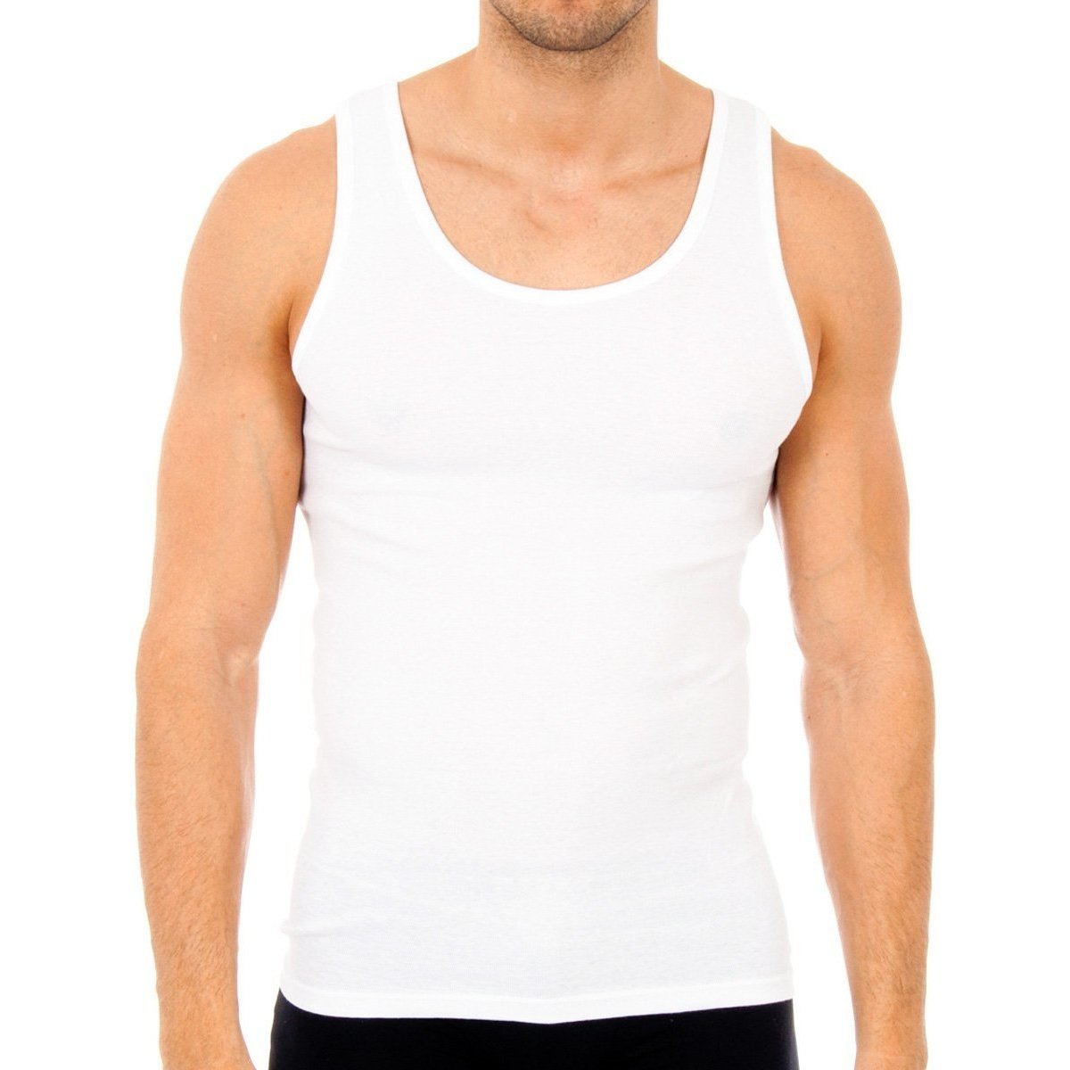 Υφασμάτινα Άνδρας Αμάνικα / T-shirts χωρίς μανίκια Abanderado 0300-BLANCO Άσπρο