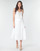 Υφασμάτινα Γυναίκα Φούστες MICHAEL Michael Kors FLORAL EYLT LNG SKIRT Άσπρο
