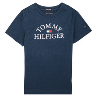 Υφασμάτινα Αγόρι T-shirt με κοντά μανίκια Tommy Hilfiger KB0KB05619 Marine
