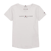 Υφασμάτινα Κορίτσι T-shirt με κοντά μανίκια Tommy Hilfiger KG0KG05023 Άσπρο