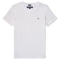 Υφασμάτινα Αγόρι T-shirt με κοντά μανίκια Tommy Hilfiger KB0KB04140 Άσπρο