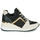 Παπούτσια Γυναίκα Χαμηλά Sneakers MICHAEL Michael Kors GEORGIE Black / Beige / Gold