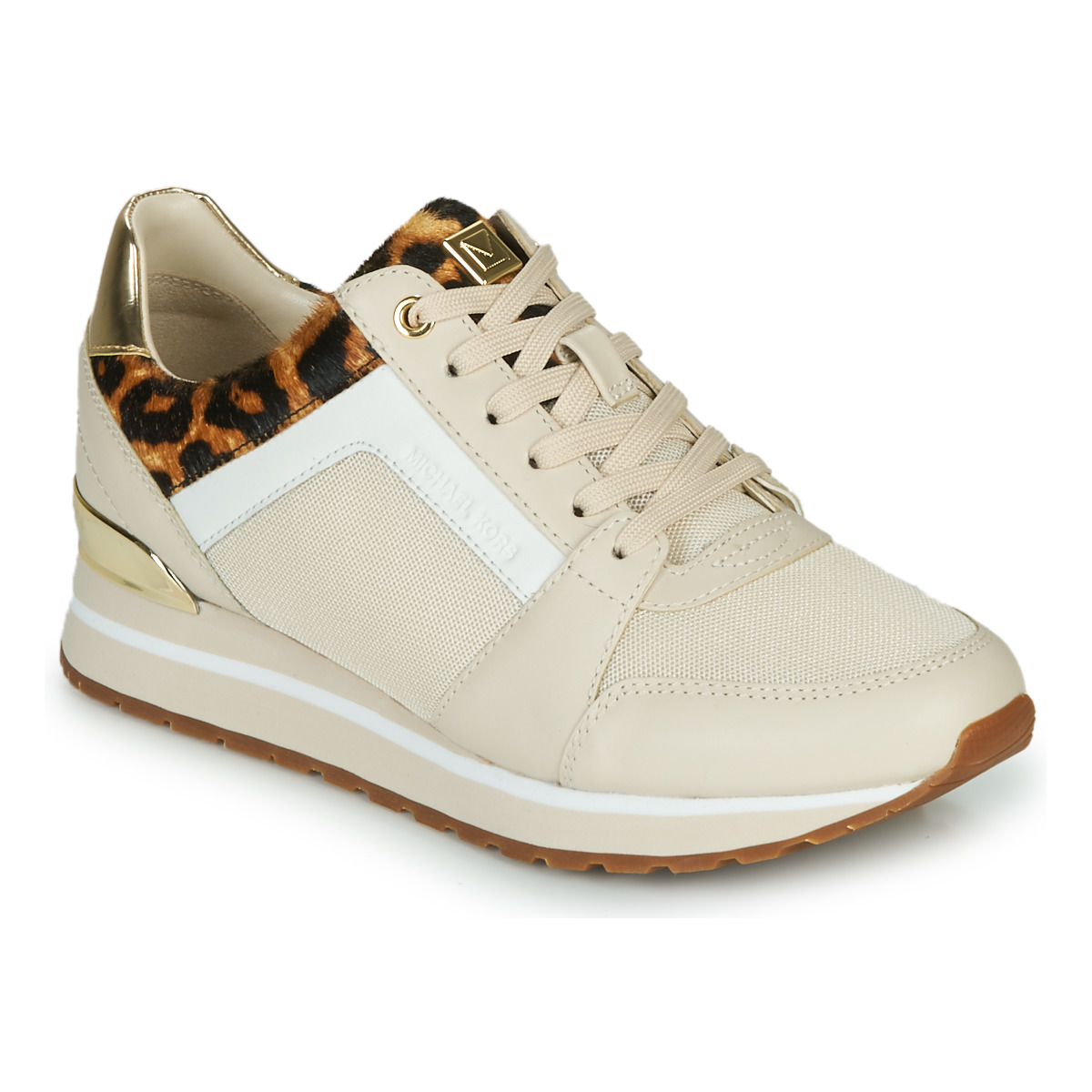 Παπούτσια Γυναίκα Χαμηλά Sneakers MICHAEL Michael Kors BILLIE Beige / Leopard