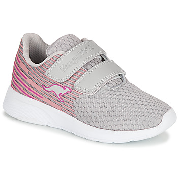 Παπούτσια Κορίτσι Χαμηλά Sneakers Kangaroos KF ACT V Grey / Ροζ