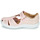 Παπούτσια Κορίτσι Σανδάλια / Πέδιλα Citrouille et Compagnie GUNCAL Ροζ / Μεταλικό