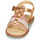 Παπούτσια Κορίτσι Σανδάλια / Πέδιλα Citrouille et Compagnie GROUFLA Gold / Couleurs / μεταλιζέ / Ροζ
