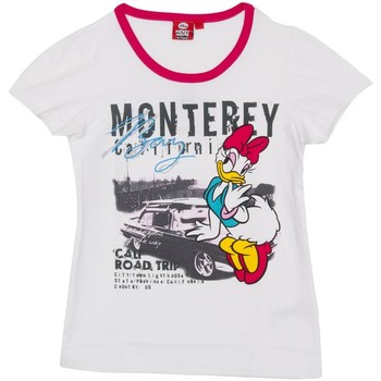 Υφασμάτινα Κορίτσι T-shirt με κοντά μανίκια Disney WD26120-BLANCO Άσπρο