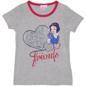 Υφασμάτινα Κορίτσι T-shirt με κοντά μανίκια Disney WD26121-GRIS Grey