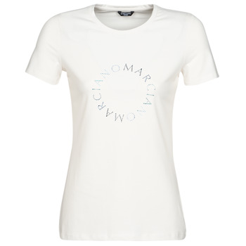 Υφασμάτινα Γυναίκα T-shirt με κοντά μανίκια Marciano ICED LOGO TEE Άσπρο / Μπλέ
