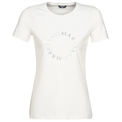 Υφασμάτινα Γυναίκα T-shirt με κοντά μανίκια Marciano ICED LOGO TEE Άσπρο / Μπλέ