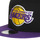 Αξεσουάρ Κασκέτα New-Era NBA 9FIFTY LOS ANGELES LAKERS Black / Violet