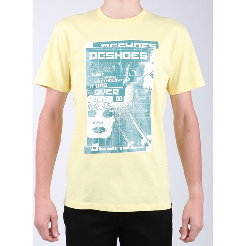 Υφασμάτινα Άνδρας T-shirts & Μπλούζες DC Shoes DC SEDYZT03769-YZL0 Yellow