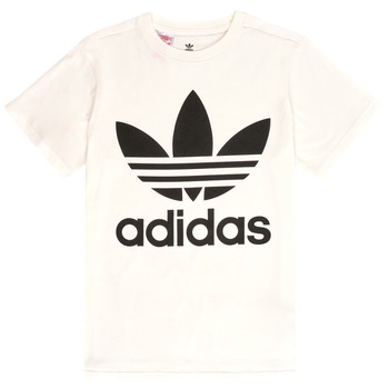 Υφασμάτινα Παιδί T-shirt με κοντά μανίκια adidas Originals SARAH Άσπρο