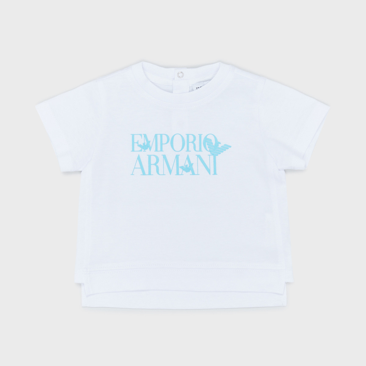 Υφασμάτινα Αγόρι T-shirt με κοντά μανίκια Emporio Armani Arthus Άσπρο