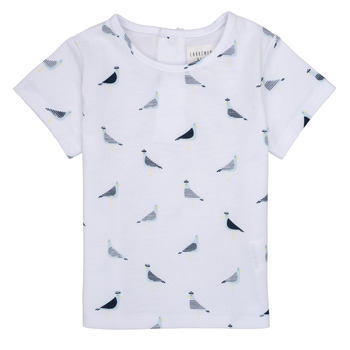 Υφασμάτινα Αγόρι T-shirt με κοντά μανίκια Carrément Beau THIERRY Άσπρο