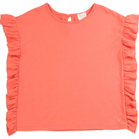 Υφασμάτινα Κορίτσι T-shirt με κοντά μανίκια Carrément Beau LEANA Ροζ