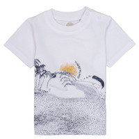 Υφασμάτινα Αγόρι T-shirt με κοντά μανίκια Timberland ANTONIN Άσπρο
