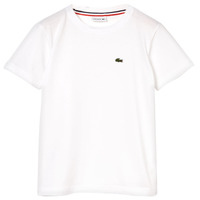Υφασμάτινα Αγόρι T-shirt με κοντά μανίκια Lacoste ALIZE Άσπρο