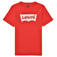 Υφασμάτινα Αγόρι T-shirt με κοντά μανίκια Levi's BATWING TEE Red