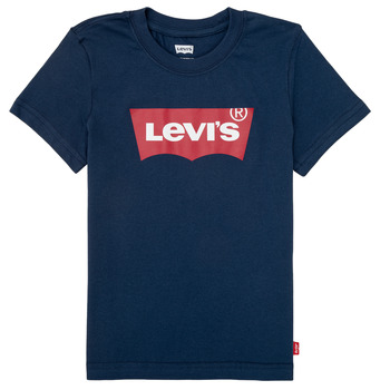 Υφασμάτινα Αγόρι T-shirt με κοντά μανίκια Levi's BATWING TEE Marine