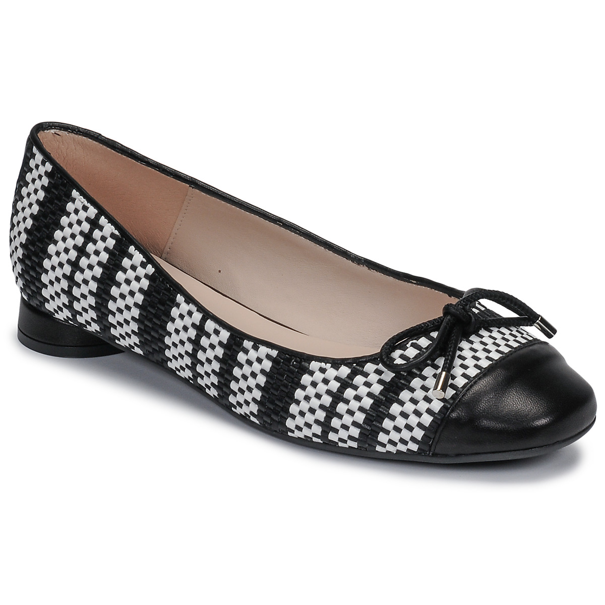 Παπούτσια Γυναίκα Μπαλαρίνες Fericelli MARYA Black / Και / Άσπρο