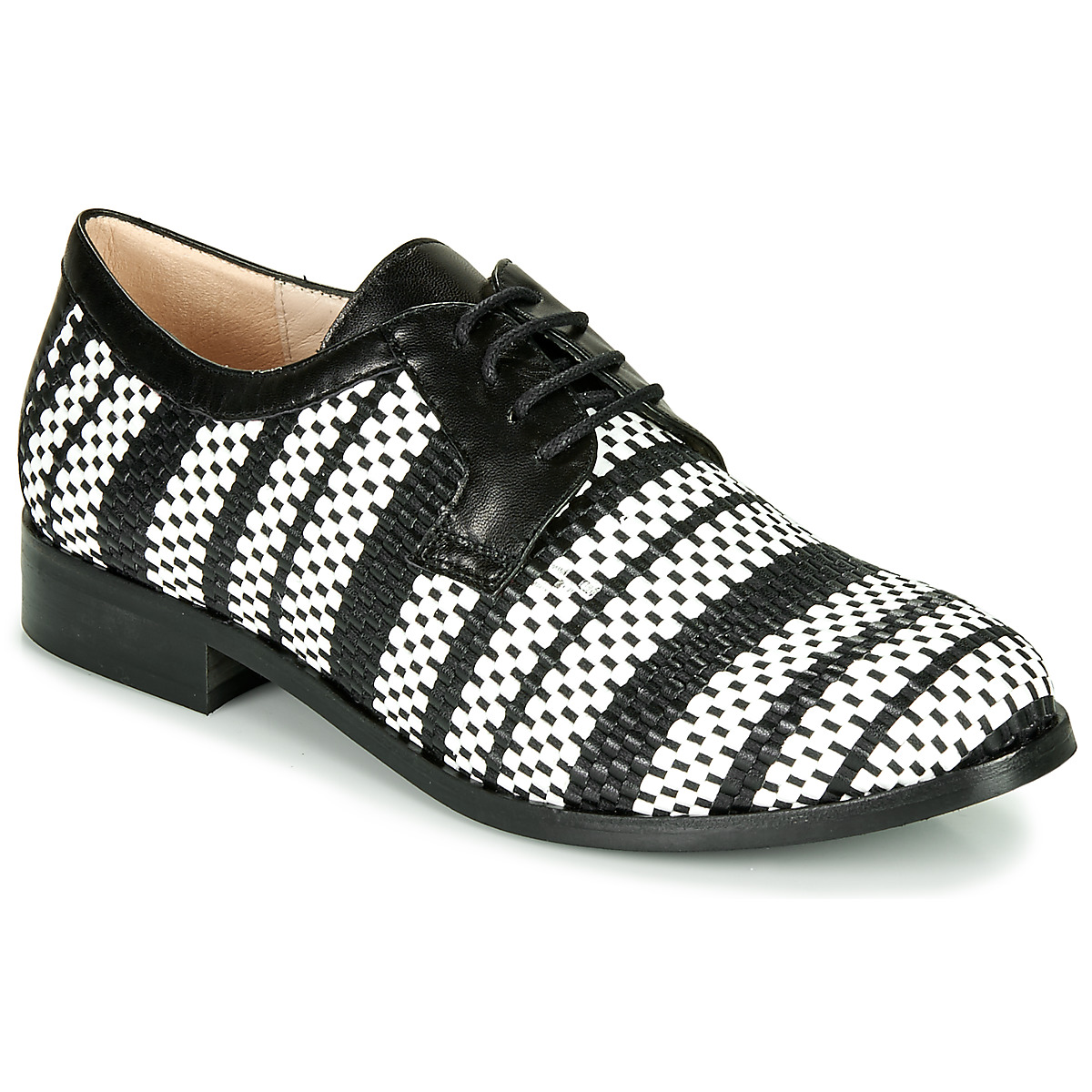 Παπούτσια Γυναίκα Derby Fericelli MILEYNE Black / Και / Άσπρο