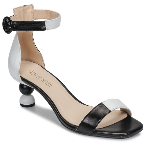 Παπούτσια Γυναίκα Σανδάλια / Πέδιλα Fericelli MARC Black / Και / Άσπρο