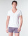 Υφασμάτινα Άνδρας T-shirt με κοντά μανίκια Hom SUP' COTTON TSHIRT COL V PROFOND Άσπρο